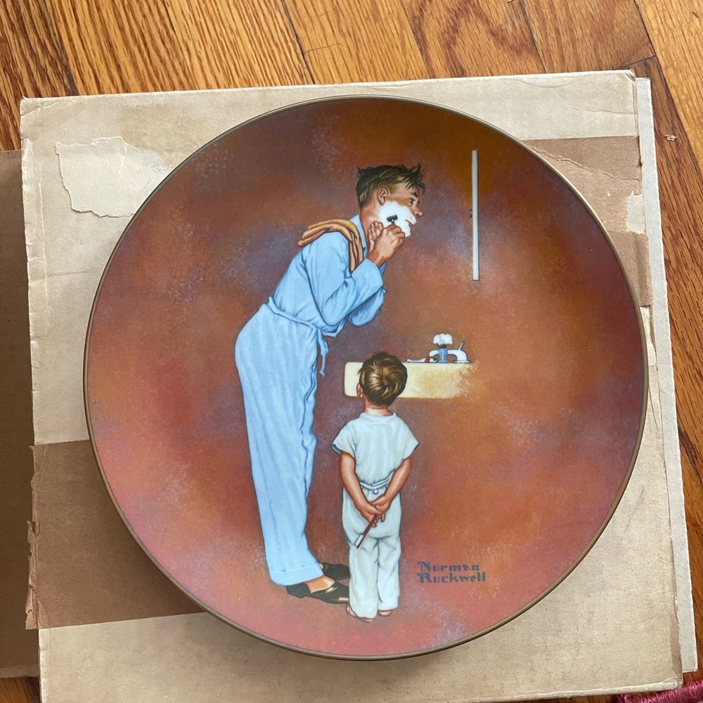 Strictly Limited Edition Norman Rockwell Plate